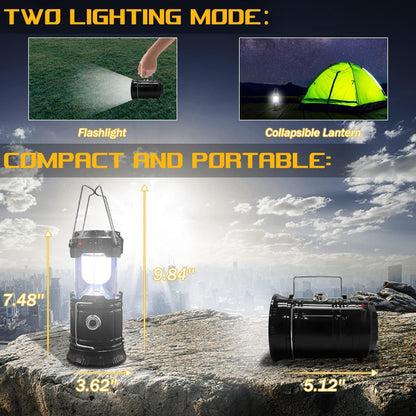 ⏰Last Day Promotion 50% OFF -Foldable LED Camping Lantern Flashlighth